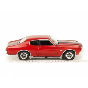 1/18 Chevrolet Chevelle SS 1970 красный с черным