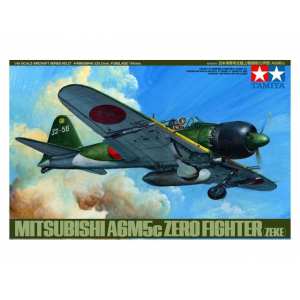 1/48 Японский истребитель A6M5с TYPE 52 ZERO FIGHTER (ZEKE) (Зеро ЗЕКЕ) и 7 фигур