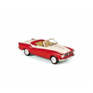 1/43 Borgward Isabella convertible red and white 1958