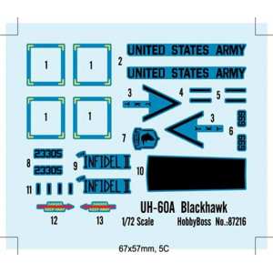 1/72 Вертолет UH-60 A Blackhawk