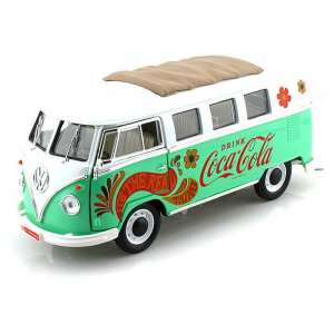 1/18 Volkswagen Transpoter T1 1962 Coca-Cola с цветами