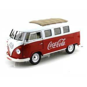 1/18 Volkswagen Transpoter T1 1962 Coca-Cola белый с красным