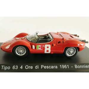 1/43 Maserati Tipo 63 8 Bonnier 4 Ore di Pescara 1961