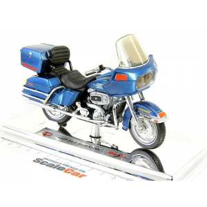 1/18 Мотоцикл Harley-Davidson FLT Tour Glide 1980 синий мет.