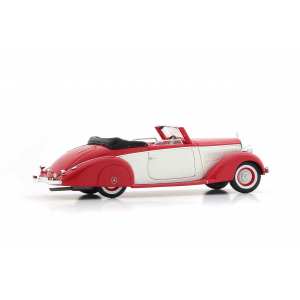 1/43 Mercedes-Benz 230 Graber Cabriolet W153 1939 красный с белым