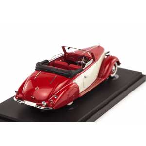 1/43 Mercedes-Benz 230 Graber Cabriolet W153 1939 красный с белым