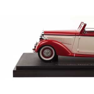 1/43 Mercedes-Benz 230 Graber Cabriolet W153 1939 красный с белым