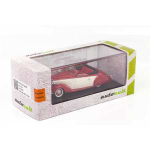 1/43 Mercedes-Benz 230 Graber Cabriolet W153 1939 красный с белым