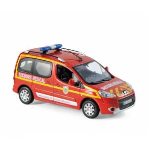 1/43 Peugeot Partner Pompiers Secours Medical (пожарная скорая медицинская помощь) 2010