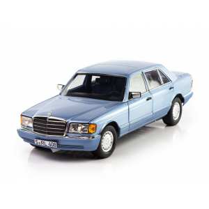 1/18 Mercedes-Benz 560 SEL (W126) 1991 голубой металлик