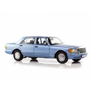 1/18 Mercedes-Benz 560 SEL (W126) 1991 голубой металлик