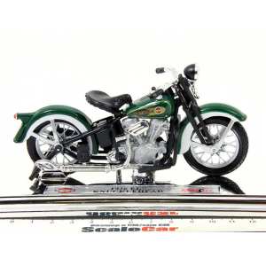 1/18 Мотоцикл Harley-Davidson EL Knucklehead 1936 зеленый