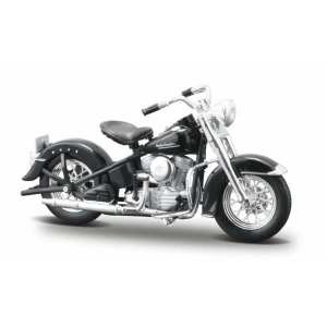 1/18 Мотоцикл Harley-Davidson 74FL Hydra Glide 1953 черный