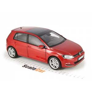 1/18 Volkswagen Golf VII (5-дверей) 2013 Sunset Red (красный)