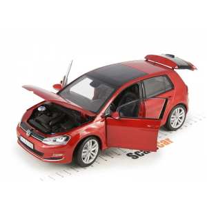 1/18 Volkswagen Golf VII (5-дверей) 2013 Sunset Red (красный)