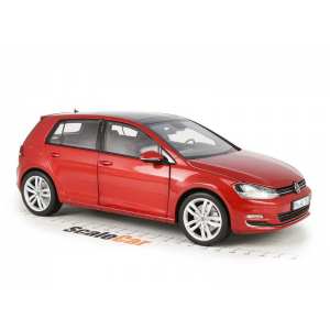 1/18 Volkswagen Golf VII (5-дверей) 2013 Sunset Red (красный)