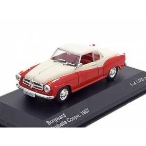 1/43 Borgward Isabella Coupe 1957 белый/красный