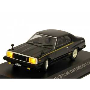 1/43 Nissan Skyline 2000 Turbo GT с работающими фарами черный