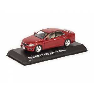 1/43 Toyota Mark X 250G (Late) F Package 20 красный