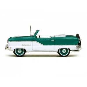 1/43 Nash Metropolitan convertible 1959 бирюзовый/белый