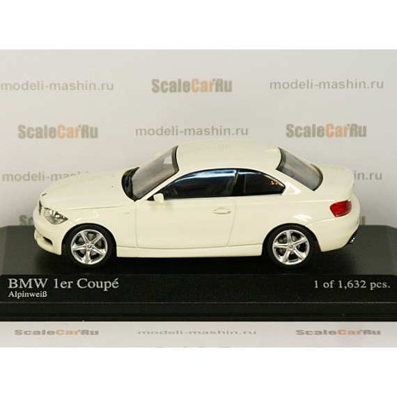 1/43 BMW 1-SERIES COUPE 2007 WHITE