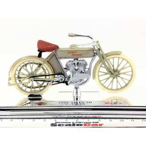 1/18 Мотоцикл Harley-Davidson Twin 50 V-Twin 1909 бежевый