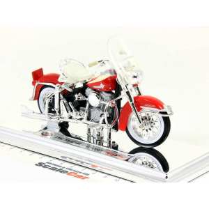 1/18 Мотоцикл Harley-Davidson FLH Duo Glide 1962 красный