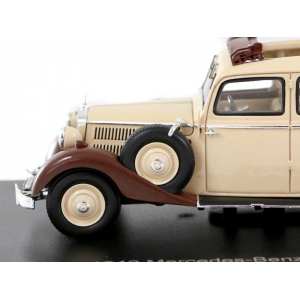 1/43 Mercedes-Benz 260D Pullman Landaulet 1940 бежевый/коричневый