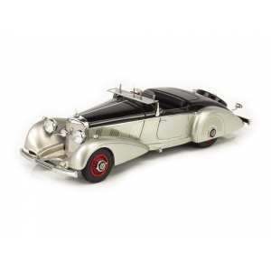 1/43 Mercedes-Benz 540K Special Roadster Mayfair 1937 серебристый с черным