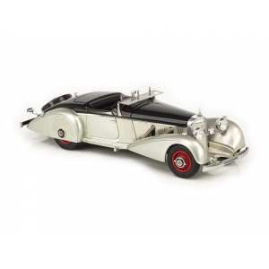 1/43 Mercedes-Benz 540K Special Roadster Mayfair 1937 серебристый с черным