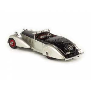 1/43 Mercedes-Benz 540K Special Roadster Mayfair 1937 серебристый с черным