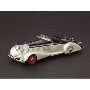 1/43 Mercedes-Benz 540K Special Roadster Mayfair 1937 серебристый с черным