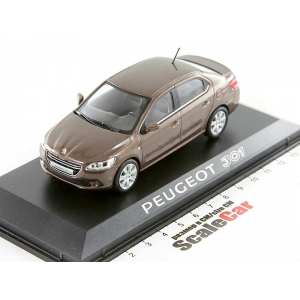 1/43 Peugeot 301 2012 коричневый металлик