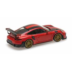 1/43 Porsche 911 (991.2) GT2RS 2018 красный с пакетом Weissachpaket